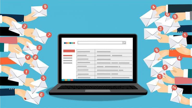 image illustarting unwanted emails and their carbon footprint