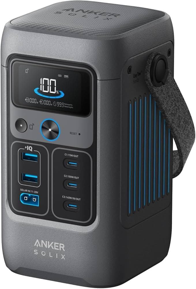 image of an anker solix c200DC Powerstation for quick charging during powercuts