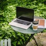image of a environment friendly remote work setup
