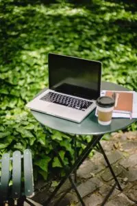 image of a environment friendly remote work setup